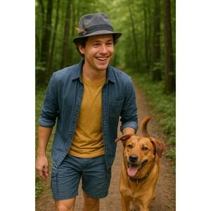 Scala Godfather Fedora‎ Hat Wool Felt Feather Accent Brown Dress Hat